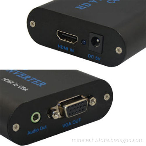 HDMI to VGA converter, resolution up to 1920*108p